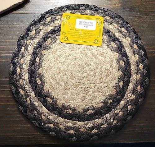 Natural jute round - jute, 10
