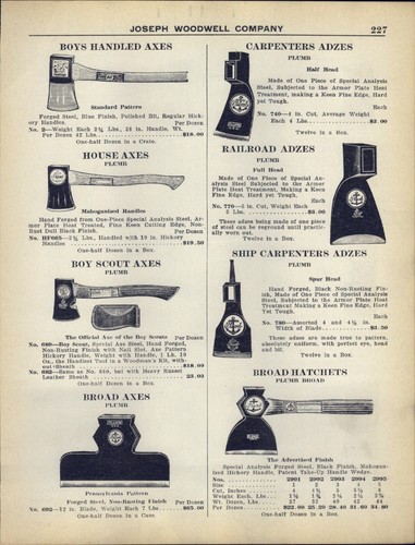 1927 paper plumb house axes - plumb,