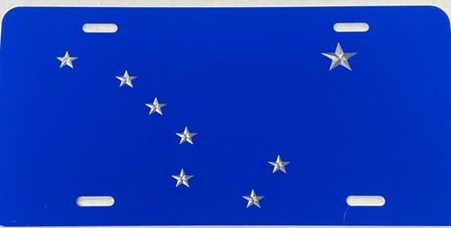 Engraved alaska state flag - alaska, ak