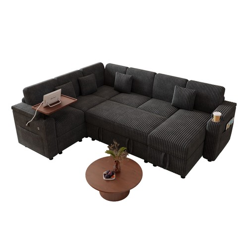 Shaped pull out - u-shaped, bed