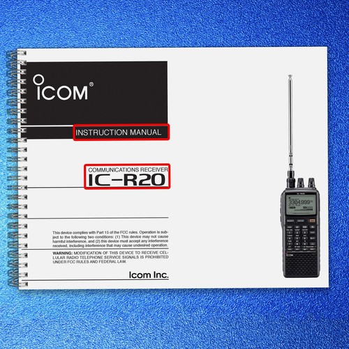 Icom r20 communications - icom, ic-r20