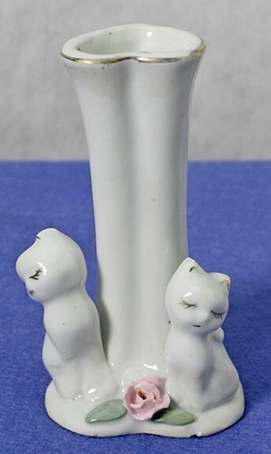 Bone china mini vase - china, with