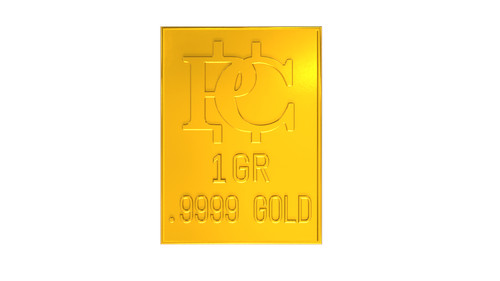 9999 tiny gold bar one - .9999,