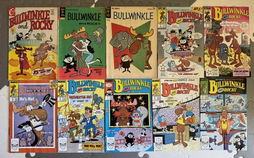 Lot rocky bullwinkle - lot, 10