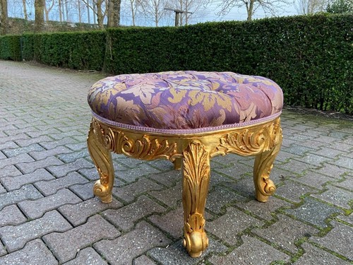 Bench louis xvi french gilt - bench,