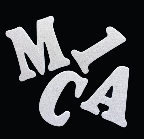 2 foam letters - foam,