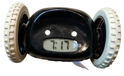 Clocky rolling runaway - clocky, alarm