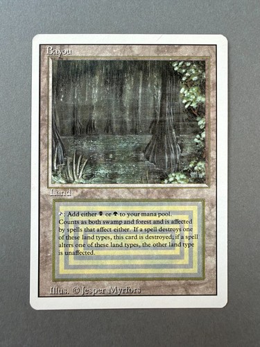 Mtg bayou revised edition - mtg,