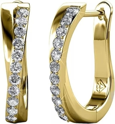 Aretes 18k brincos femininos - aretes,