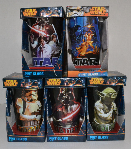 Star wars drinking glass - (5x),