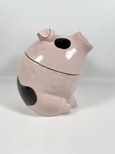 Pig cookie canister jar - cookie, 9.5”