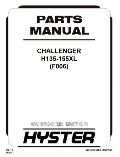 Hyster h135xl h155xl - hyster, f006