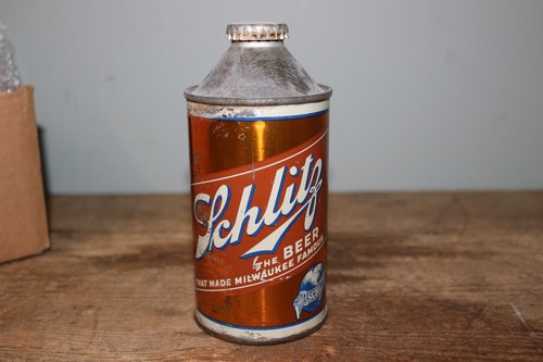 Vintage 1937 schlitz beer 12oz - vintage,