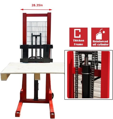 Manual pallet stacker - manual,