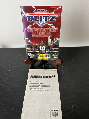 Nfl blitz instruction - nfl, manual
