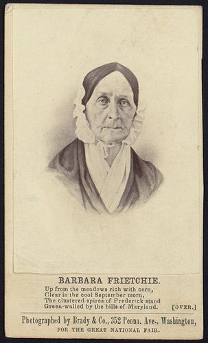 Barbara frietchie civil war - barbara,