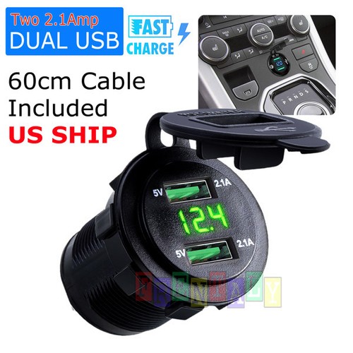 Dual usb car charger 2 - car,