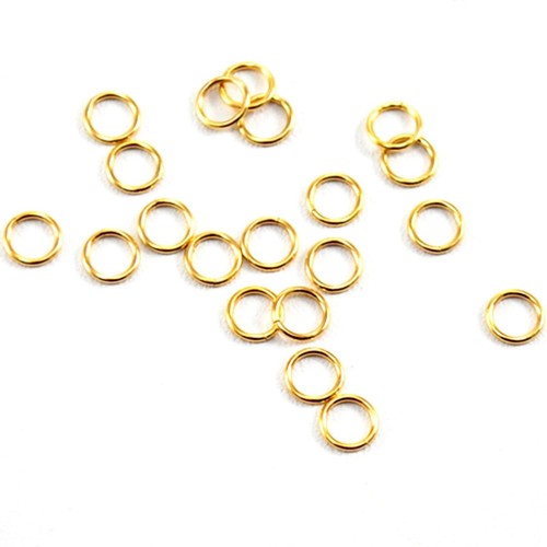 14k gold filled round - gold,