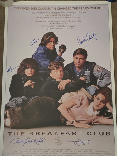 The breakfast club cast - club, signed