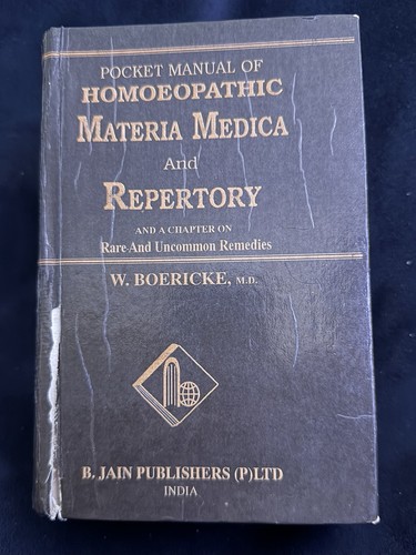 Boericke pocket manual of - pocket,