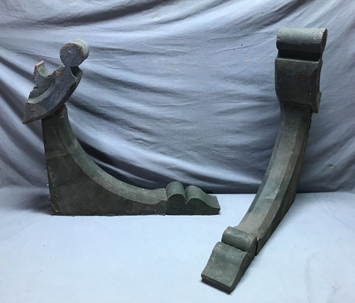 Pair antique wood 26x29 - 26x29, 3