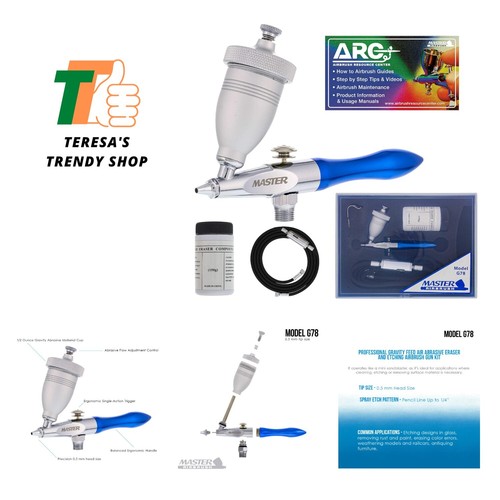 Gravity feed air abrasive - air,