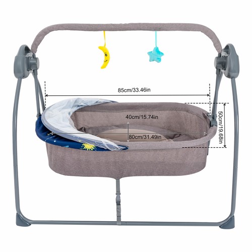 Electric baby cradle crib - electric,