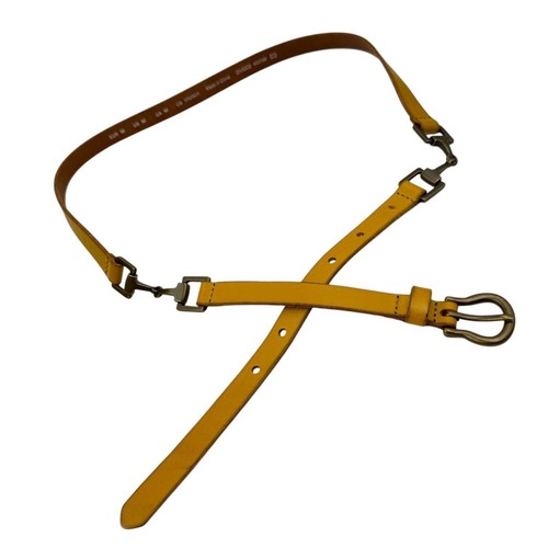 Divided yellow leather - divided,