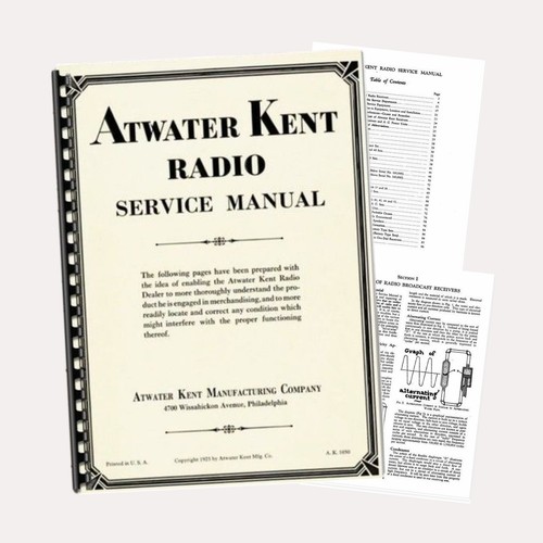 Atwater kent radio - radio, service