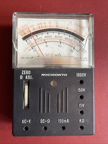 Vintage micronta multimeter - vintage,