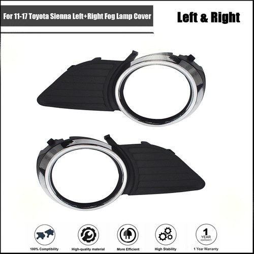 Front bumper fog light cover - front,