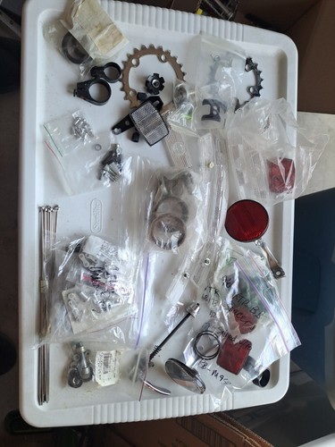 Box bicycle parts - box, spokes