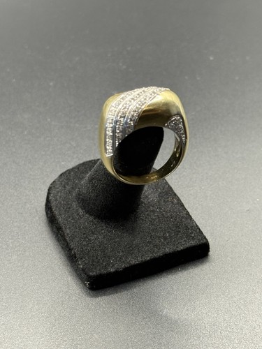 14k yellow 585 gold pave - 585,