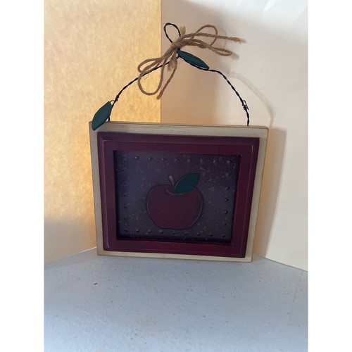 Rustic primitive apple - apple, wall
