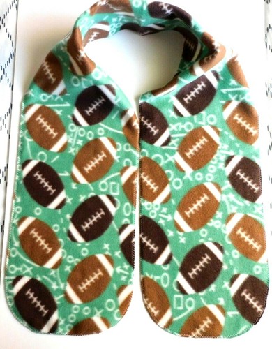 Football green fabric - on,