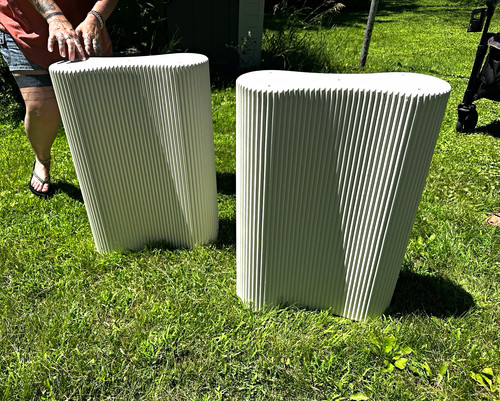 Modern sculptural table base - modern,