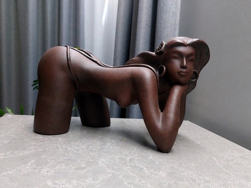 Vintage ceramic large figurine - ceramic,