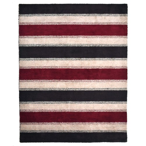 Hand knotted loom - knotted, silk