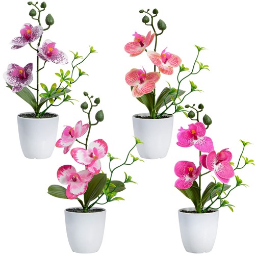 4pcs artificial orchid flowers - artificial,