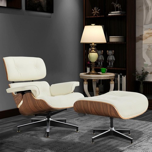 Cream lounge chair and - chair,