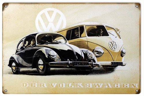 Vintage style metal sign - style, der