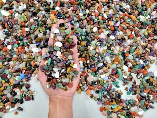 Small tumbled crystals - crystals, mix