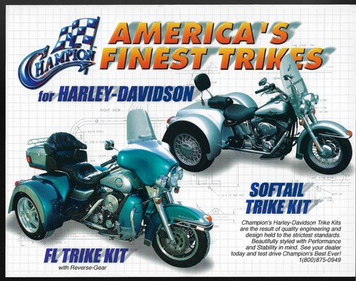 Champion harley davidson trike - harley-davidson,