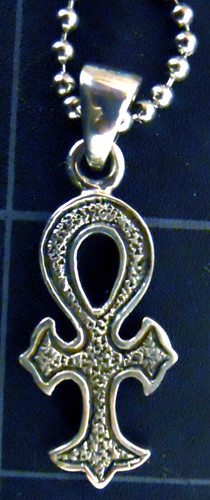 Ankh necklace sterling silver - sterling,