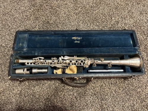 Vintage silver plated - plated, clarinet