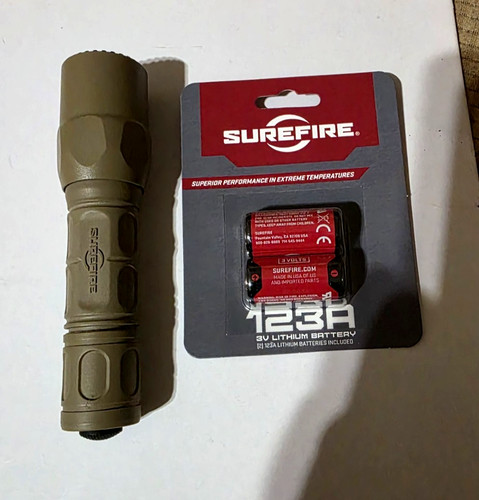 Surefire flashlight military - surefire, flashlight,