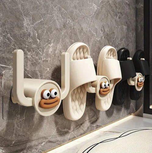 1pc cartoon slipper rack wall - cartoon,