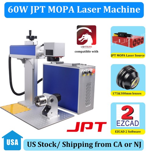 Jpt 60w mopa fiber - fiber, laser