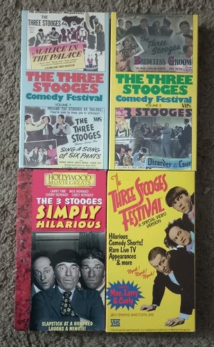 Stooges lot vhs - lot,