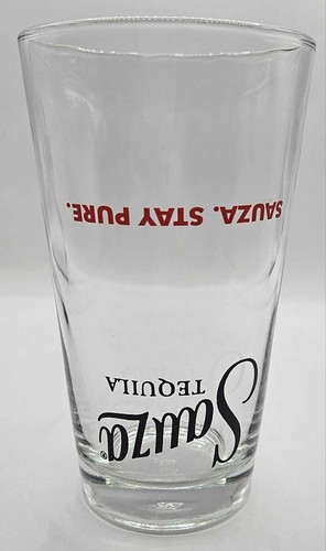 Sauza tequila pint beer glass - tequila,